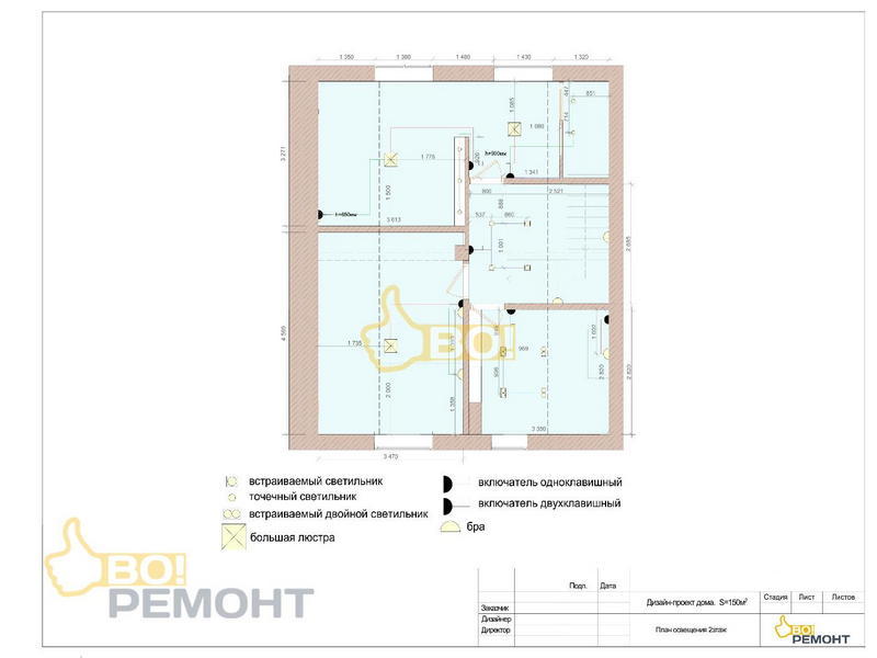 Дизайн проект коттеджа 150 м2-102